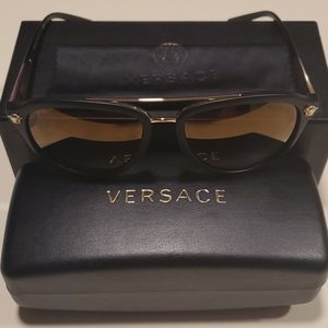 Versace Women's Aviator Sunglasses